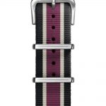 CORREIA PRETA/MARFIM/AMEIXA NATO 20MM