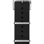 CORREIA PRETA NATO PELE 22MM