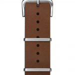 CORREIA CASTANHA CLARA NATO PELE 22MM