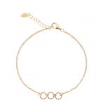 PULSEIRA COQUINE EM PRATA DOURADA