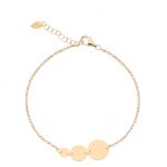 PULSEIRA COQUINE EM PRATA DOURADA