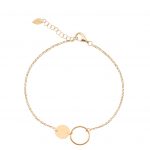 PULSEIRA COQUINE EM PRATA DOURADA