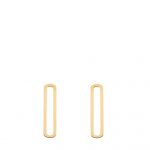 BRINCOS COQUINE EM PRATA DOURADA