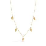 COLAR COQUINE EM PRATA DOURADA