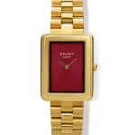 RELÓGIO CAUNY FACETT BURGUNDY