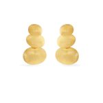 BRINCOS COQUINE EM PRATA 925 DOURADA