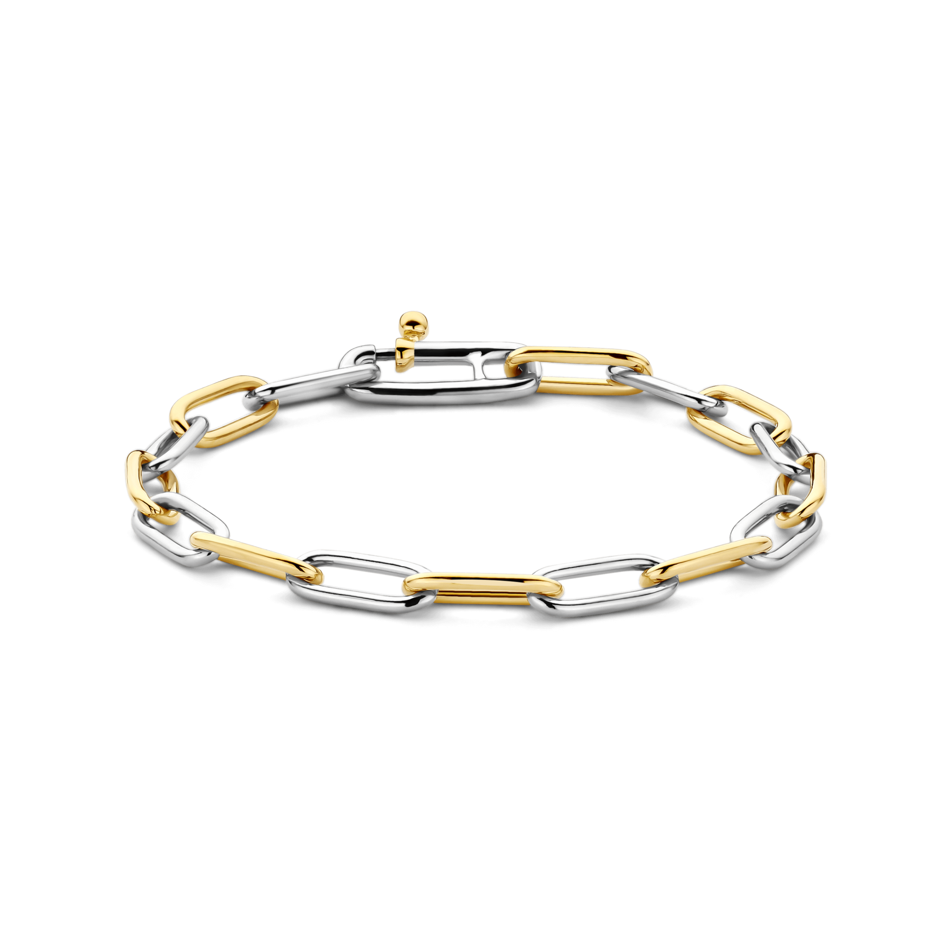 2936BI_01 PULSEIRA TISENTO - PRATA DOURADA 925 (3,16GR) - TAM.M - Image 1