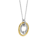 COLAR TISENTO - PRATA DOURADA 925 (6,25GR), 42CM - Image 2