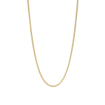 COLAR TISENTO - PRATA DOURADA 925 (2,6GR), 45CM