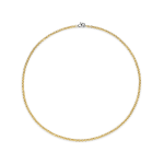 COLAR TISENTO - PRATA DOURADA 925 (2,6GR), 45CM - Image 3