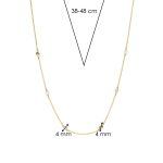 COLAR TISENTO - PRATA DOURADA 925 (5,5GR),42CM - Image 5