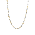 COLAR TISENTO - PRATA DOURADA 925 (23,16GR),48cm