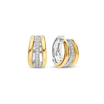 BRINCOS TISENTO - PRATA DOURADA 925 (2,86GR)