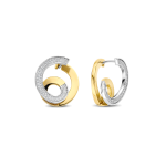 BRINCOS TISENTO - PRATA DOURADA 925 (4,9GR)