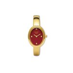 RELÓGIO CAUNY, AMBER BURGUNDY