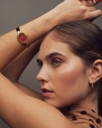 RELÓGIO CAUNY, AMBER BURGUNDY - Image 2