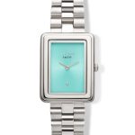 RELÓGIO CAUNY, FACETT, 25X32MM, 2H, MST AZ&DIAM, CX P