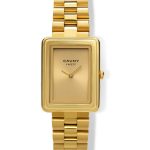 RELÓGIO CAUNY FACETT GOLD