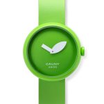 RELÓGIO CAUNY, ANDO, 37,5, 2H, MST VD&BR, CX VD, BR P