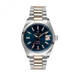 RELÓGIO GANT EASTHAM, 42, 3H, AZUL, AÇO BICOLOR