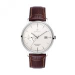 RELÓGIO GANT EASTHILL, 43, 3H, BRANCO, PELE CASTANHA