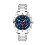 RELÓGIO GANT GREENFIELD, 41, AZUL, AÇO PRATE.